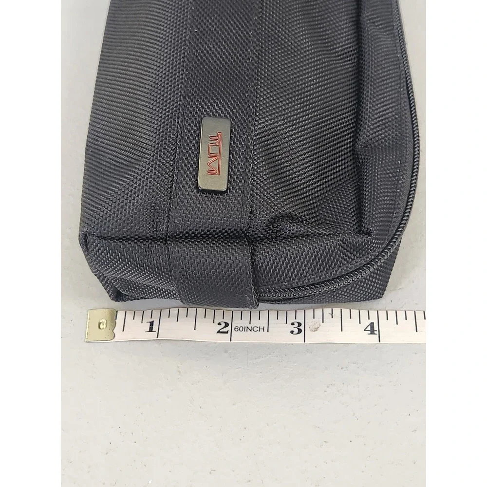 Tumi Toiletry Pouch Unisex OS Black  JAL Japan Airlines Ballistic Nylon Travel